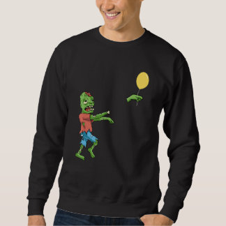 Zombie Förlorade Sin Ballong Lång Ärmad Tröja