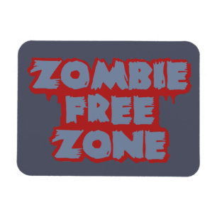 Zombie Free Zon anpassningsbar magnet