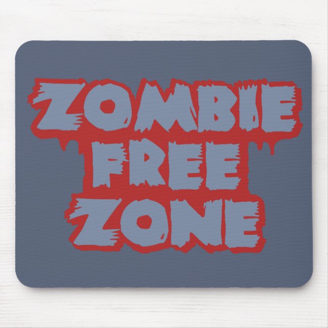 Zombie Free Zon anpassningsbar mousad Musmatta (Framsidan)