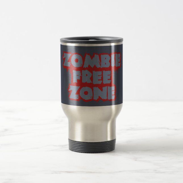 Zombie Free Zon anpassningsbar mugg, välj stil Resemugg (Center)