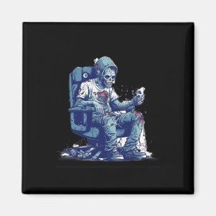 Zombie Gamer Halloween Costume Gaming Video-spel C Magnet