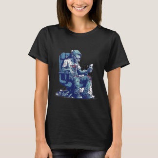 Zombie Gamer Halloween Costume Gaming Video-spel C T Shirt
