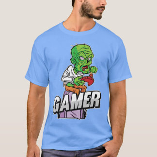 Zombie Gamer Lazy Halloween Costume Coola Videogam T Shirt