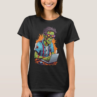 Zombie Geek | Halloween T Shirt
