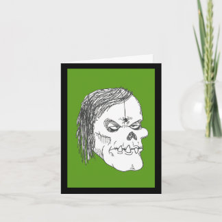 Zombie Ghoul med Kryp Get-well Card Kort