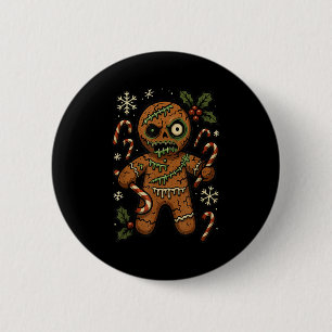 Zombie Gingerbread Man jul Zombie Knapp
