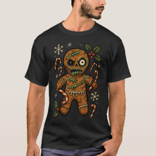 Zombie Gingerbread Man Jul Zombie T Shirt