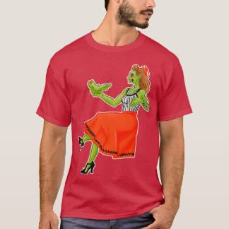 Zombie Girl Blues T Shirt