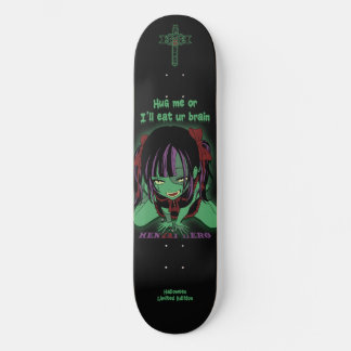 Zombie girl /Halloween Limited Edition Mini Skateboard Bräda 18,5 Cm