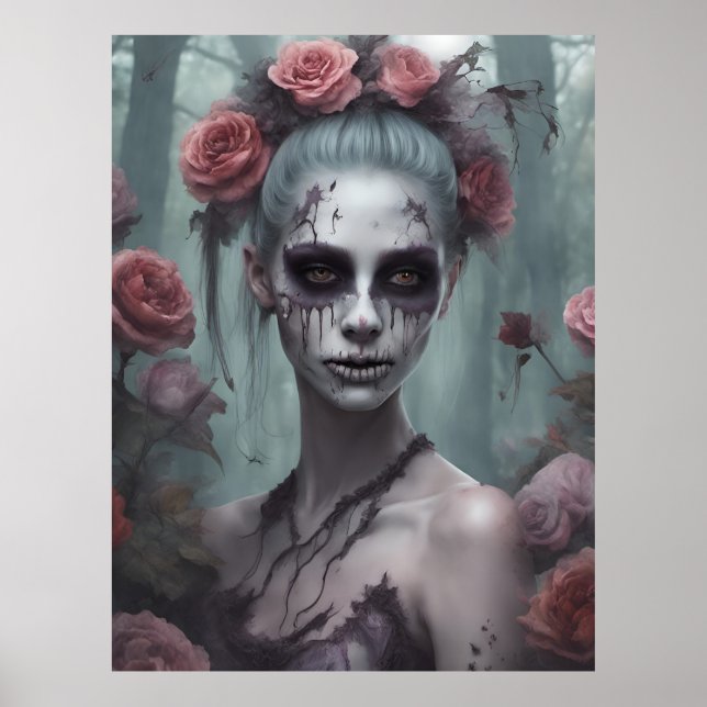 Zombie Girl i Ro Poster (Framsidan)