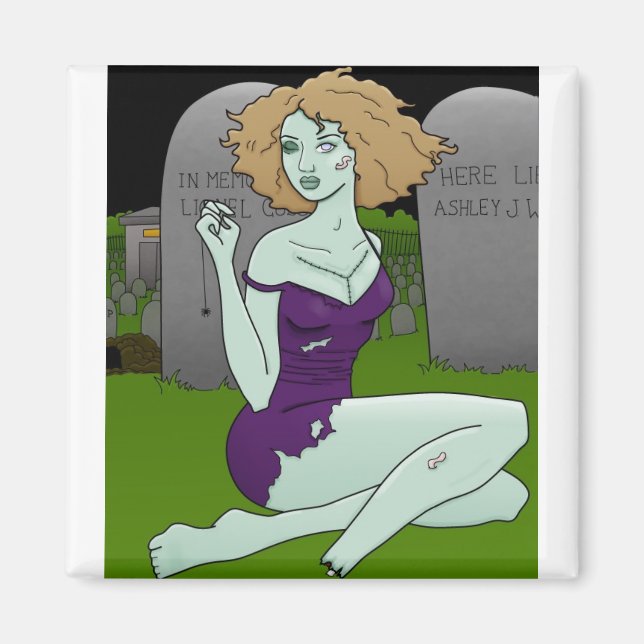 zombie Girl Magnet (Framsidan)