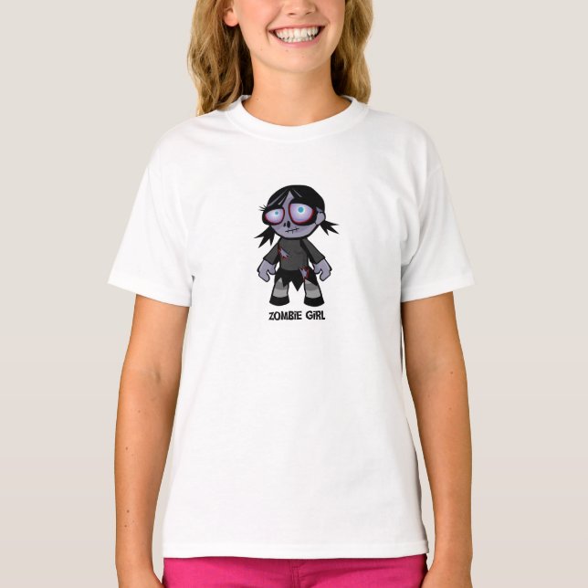 Zombie Girl T Shirt (Framsida)