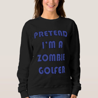 Zombie Golfer Golfing Golfers Halloween Costume 2 T Shirt