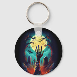 Zombie Grave Horror Nyckelring