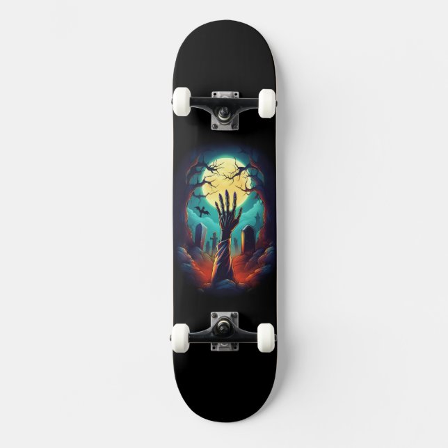 Zombie Grave Skateboard Design (Framsida)