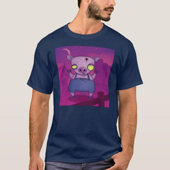 Zombie Gris T-shirt (Framsida)