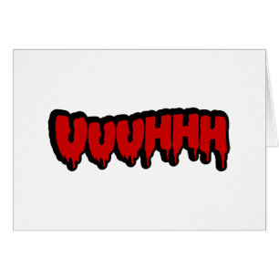 Zombie Groan Greeting Card Hälsningskort