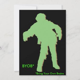 Zombie Grönt Silhouette