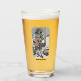 Zombie Guitar Musician Fantasy Art Glass Kopp