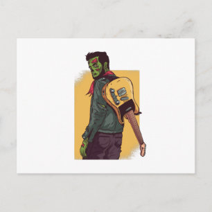 Zombie Guitarist Vykort