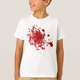 Zombie Halloween-blodsdroppar läskigt T-shirt