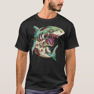 Zombie Halloween fest-utskänkningsgåva för surfare T Shirt