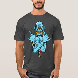 zombie halloween-gåva t shirt