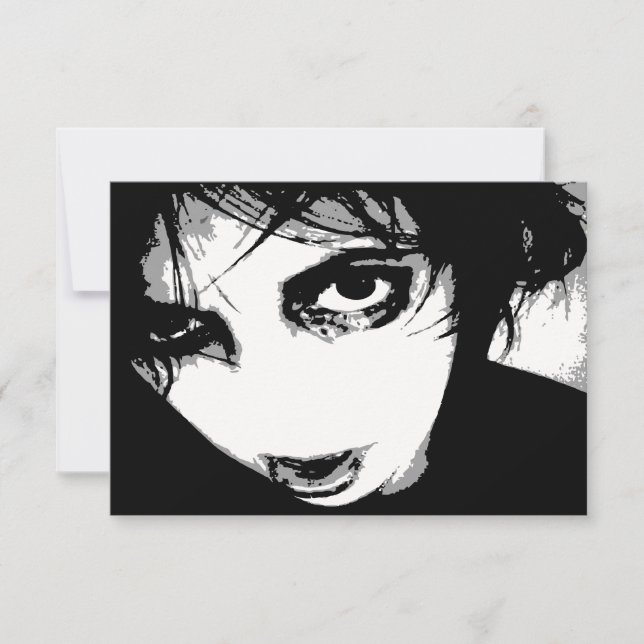 zombie halloween-inbjudan inbjudningar (Framsida)