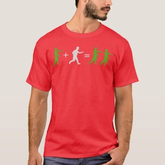 Zombie Halloween Math Horror Män Kvinnor vän T Shirt