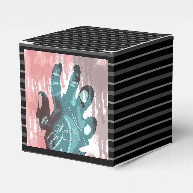 Zombie Halloween presentlåda (Framsidan Sidan)