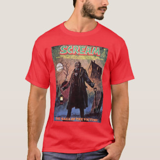 Zombie Halloween-skräck Retro seriebok Vintage Rol T Shirt