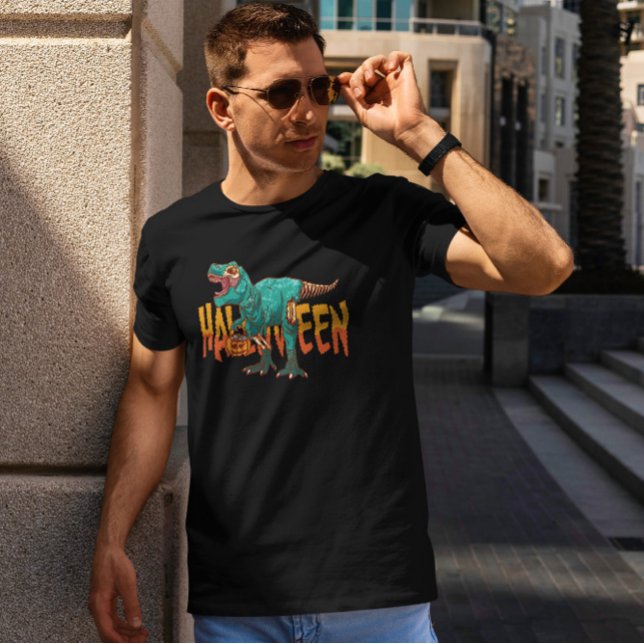 Zombie Halloween T Rex T Shirt (Skapare uppladdad)