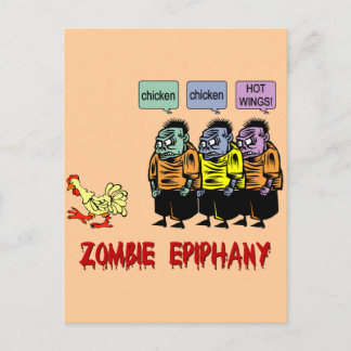 Zombie Halloween Vykort