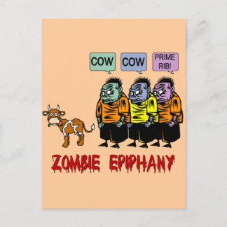 Zombie Halloween Vykort