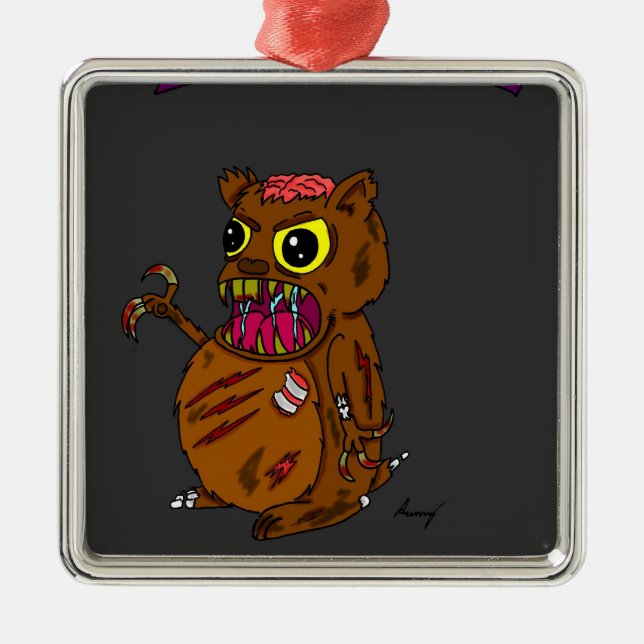 Zombie Hamster Ornament (Framsidan)