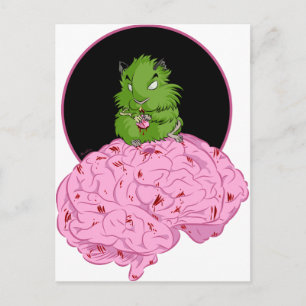 Zombie Hamster Vykort