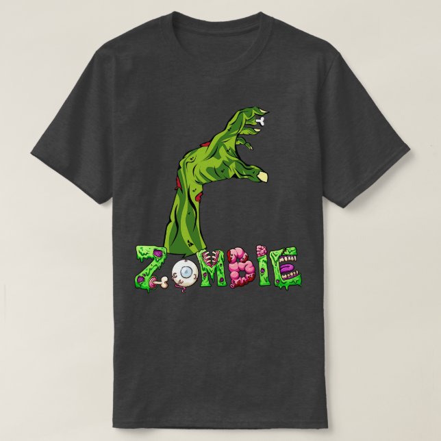 Zombie Hand 5 T Shirt (Design framsida)