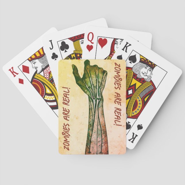 Zombie Hand Casinokort (Baksidan)