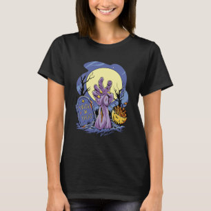 Zombie Hand Halloween T Shirt