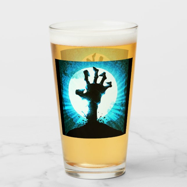 Zombie Hand i Moonlight Glaskopp (Framsida fylld)