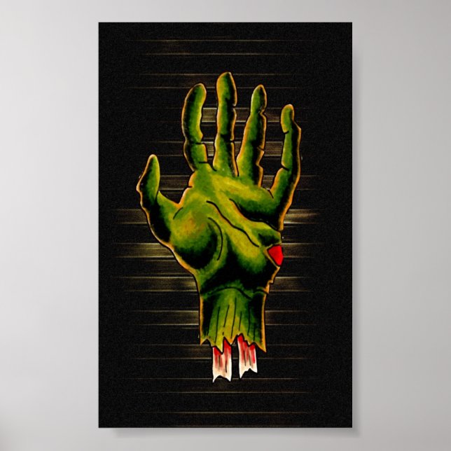 Zombie Hand Poster (Framsidan)
