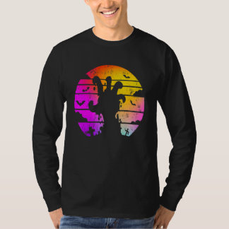 Zombie Hand Scary Colorful Halloween T Shirt
