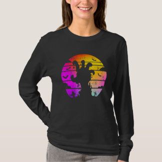 Zombie Hand Scary Colorful Halloween T Shirt
