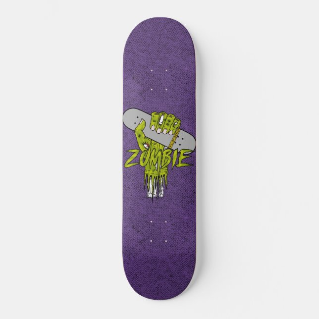 Zombie Hand SKT Mini Skateboard Bräda 18,5 Cm (Framsida)
