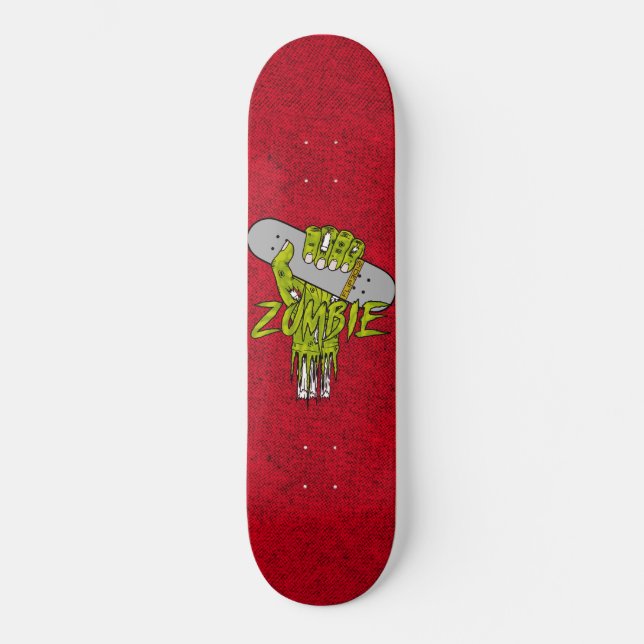 Zombie Hand SKT Mini Skateboard Bräda 18,5 Cm (Framsida)