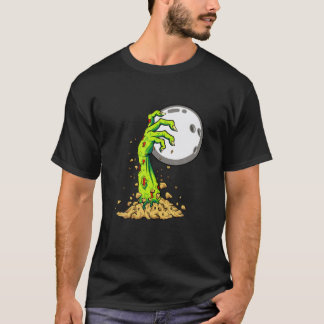 Zombie Händer Bowling Halloween Costume Sports Kär T Shirt