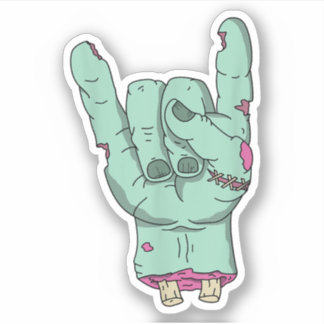 Zombie Händer Horror Halloween Tshirt - Broken Bon Klistermärken