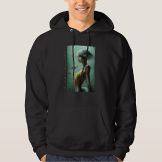 Zombie Havfrue 1 Odöd Skräck Gothic Mörk Fantasy Hoodie