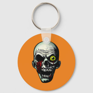 Zombie Head Nyckelring