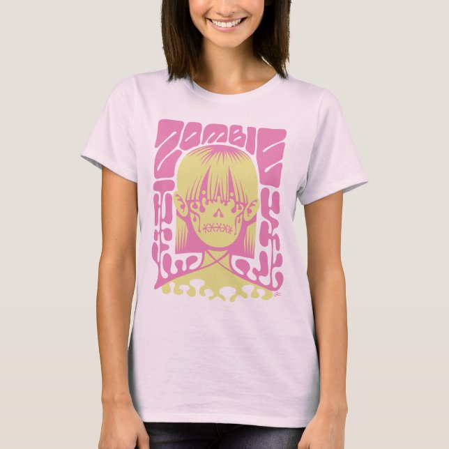 Zombie-Headtrip Tee Shirt (Framsida)